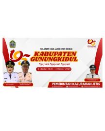 SELAMAT HARI JADI KABUPATEN GUNUNGKIDUL